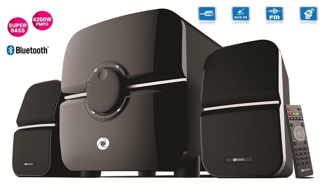 Buy Koryo By Big Bazaar KHT4212FB 2.1 Channel Speaker System Black