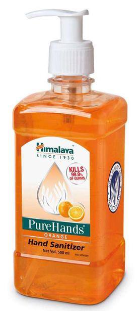 Buy Himalaya Purehands Orange Hand Sanitizer 500 Ml Online At Low Prices In India Paytmmall Com