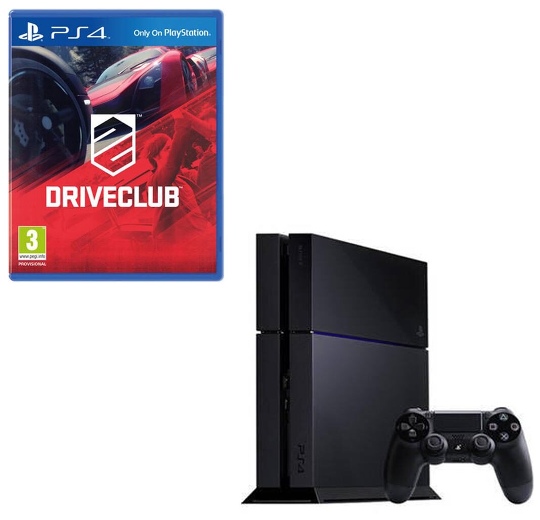 Buy Sony Playstation 4 (PS4) (Black) With Drive Club Game Of 2