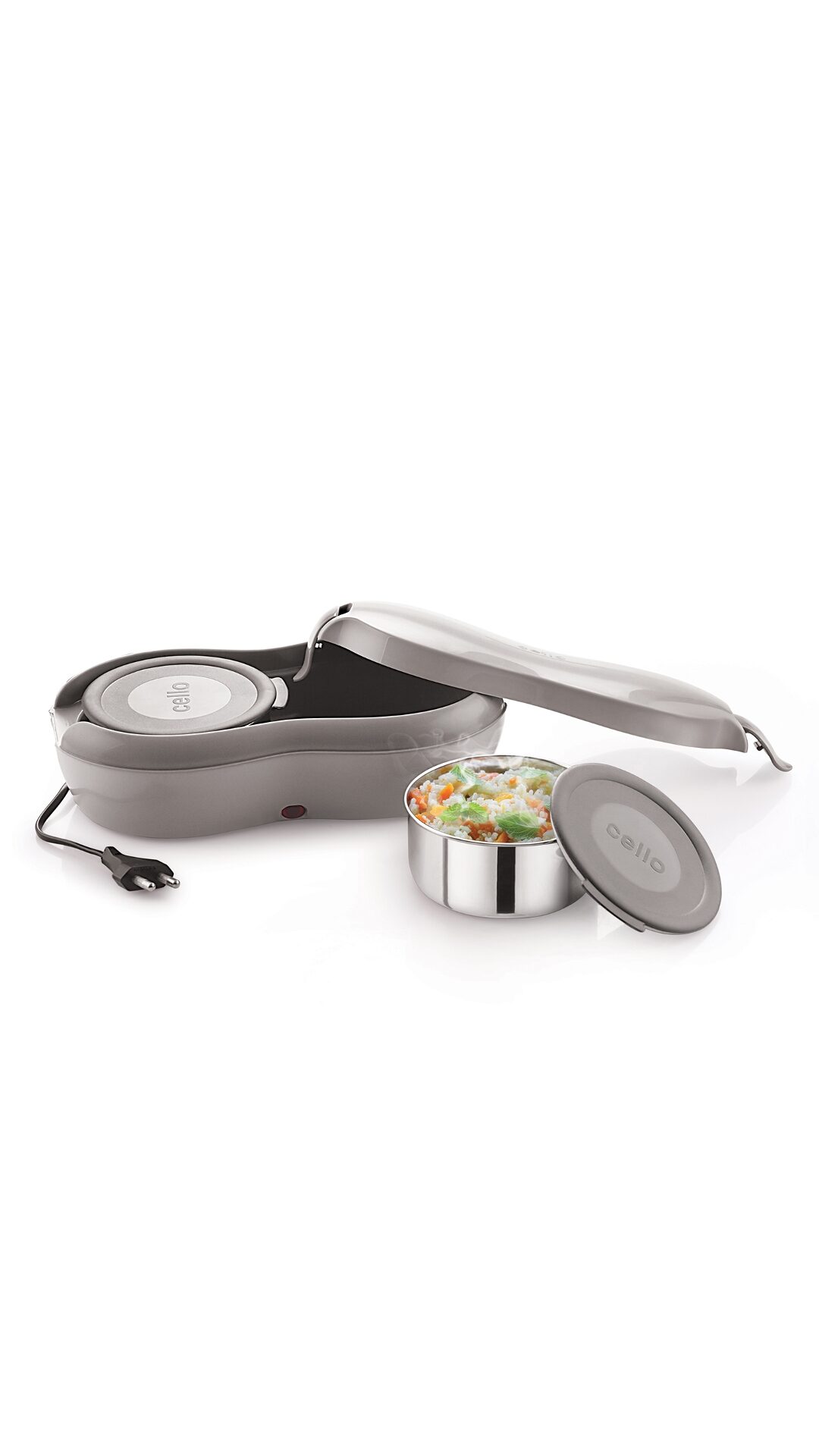 Buy Cello Atom 2 Container Electric Lunch Box Online at Low Prices in