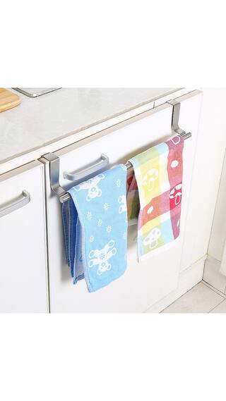 Stainless Steel Towel Bar Holder Kitchen Cabinet