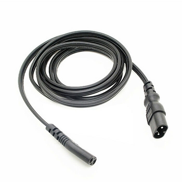 

0 3m IEC-60320 C8 to C7 Receptacle Male to Female Extension Power Supply Cable