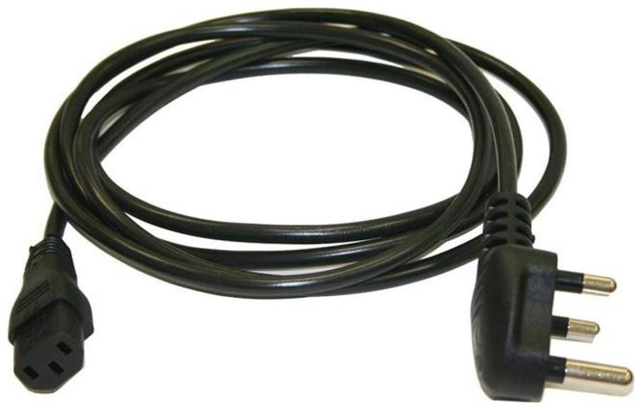 

1 5 me 3 Pin Power Cord for Laptops (Black) WOLFANO