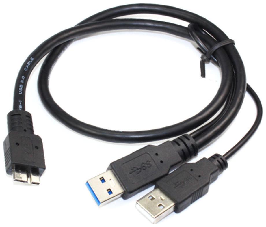 

1 6ft USB 3 0 Y Power Cable Cord Lead for EMC Iomega eGo 1TB 35056 Hard Drive
