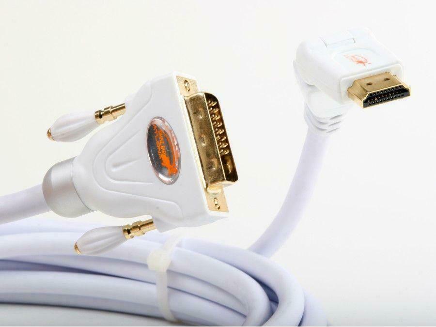 

15ft HDMI to DVI-D 24 1 Male Gold Adapter Cable HDTV Cord CL2 Rated