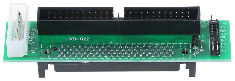 1Pc SCA80pin HD//HDD drive internal 50wire male SCSI1//2 cable//cord adapter IJ