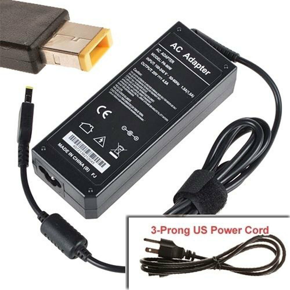 

20V 4 5A AC Adapter Charger Power Cord for Lenovo Thinkpad 45N0239 0B46995 Mains