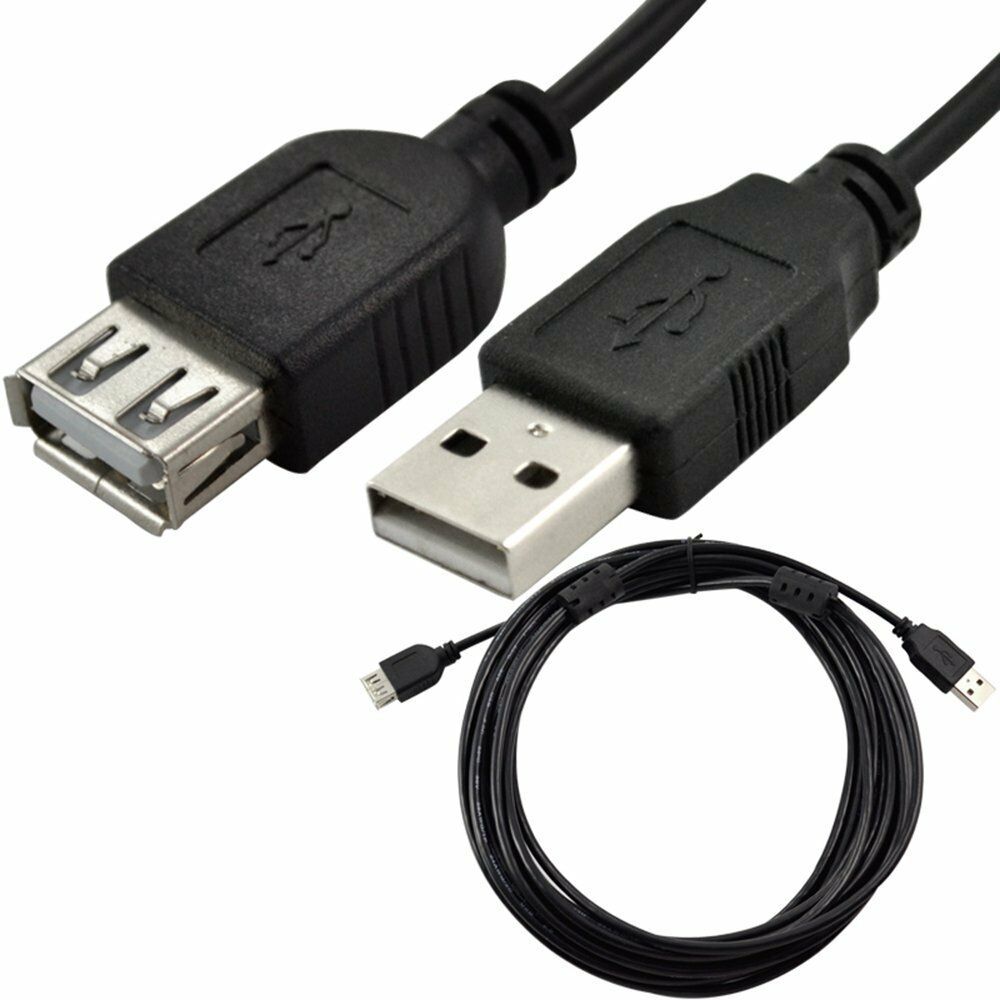 

25Ft 7 5M USB 2 0 A Male to Female Extension Wire Cable Cord High Speed New