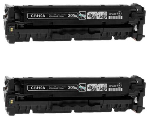 2PK CE410A Black Toner 305A LJ Enterprise 400 color M451dw M475dn M475dw For HP