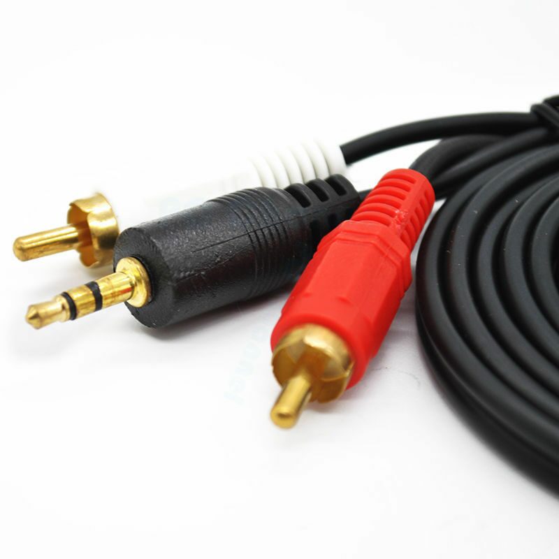 

3 5 MM AUDIO TO RCA COMPOSITE 5FT COMPUTER TO STEREO CABLE 1 5M