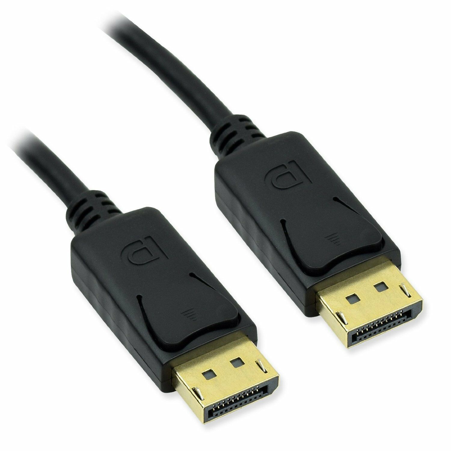 

3 6 10 15 25 ft DisplayPort Male to Male 20 Pin 28AWG Cable with Latches 28 AWG