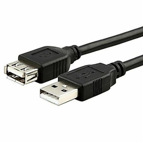 

3 Black USB Reversible A Male to A Female Extension Cable NEW B4