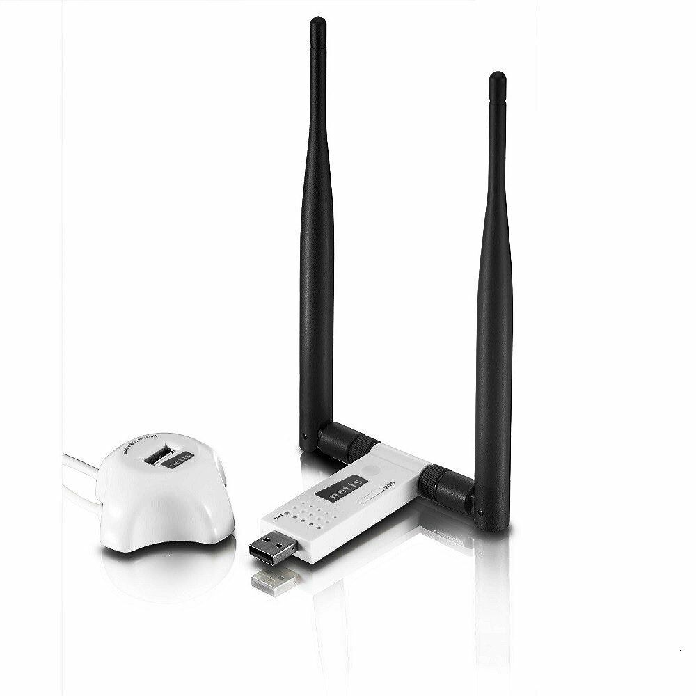 

300Mbps Wireless USB Adapter Wifi Network Range Extender Dual High Gain Antennas