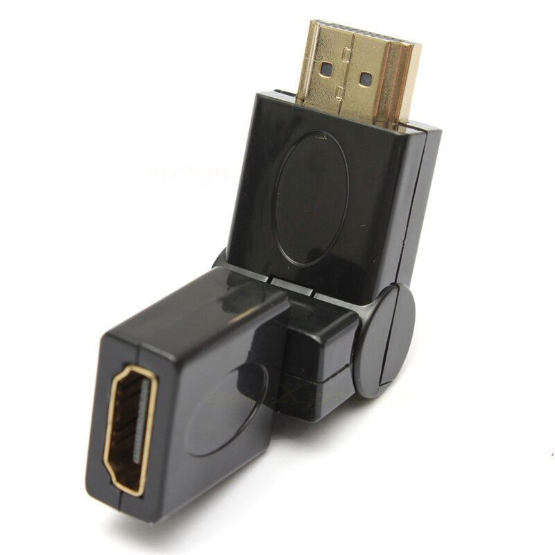 

360 degree Swivel Rotating HDMI Male to Female Adapter Angle Convertor