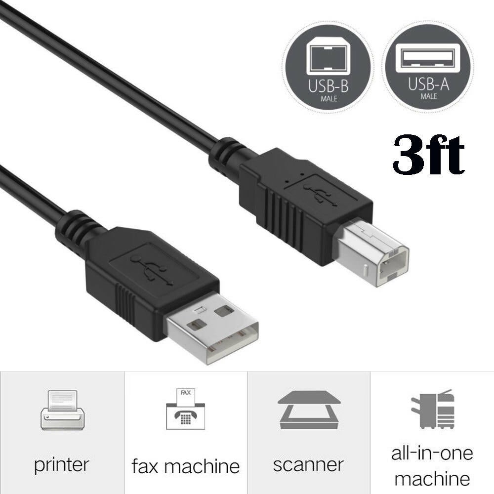 

3ft USB 2 0 PC Data Cable Cord for Numark Omni Control Midi DJ Mixer Controller