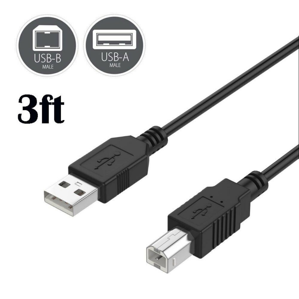

3ft USB Cable for E pson Perfection V500 V600 V700 V30 V300 V750 Photo Scanner