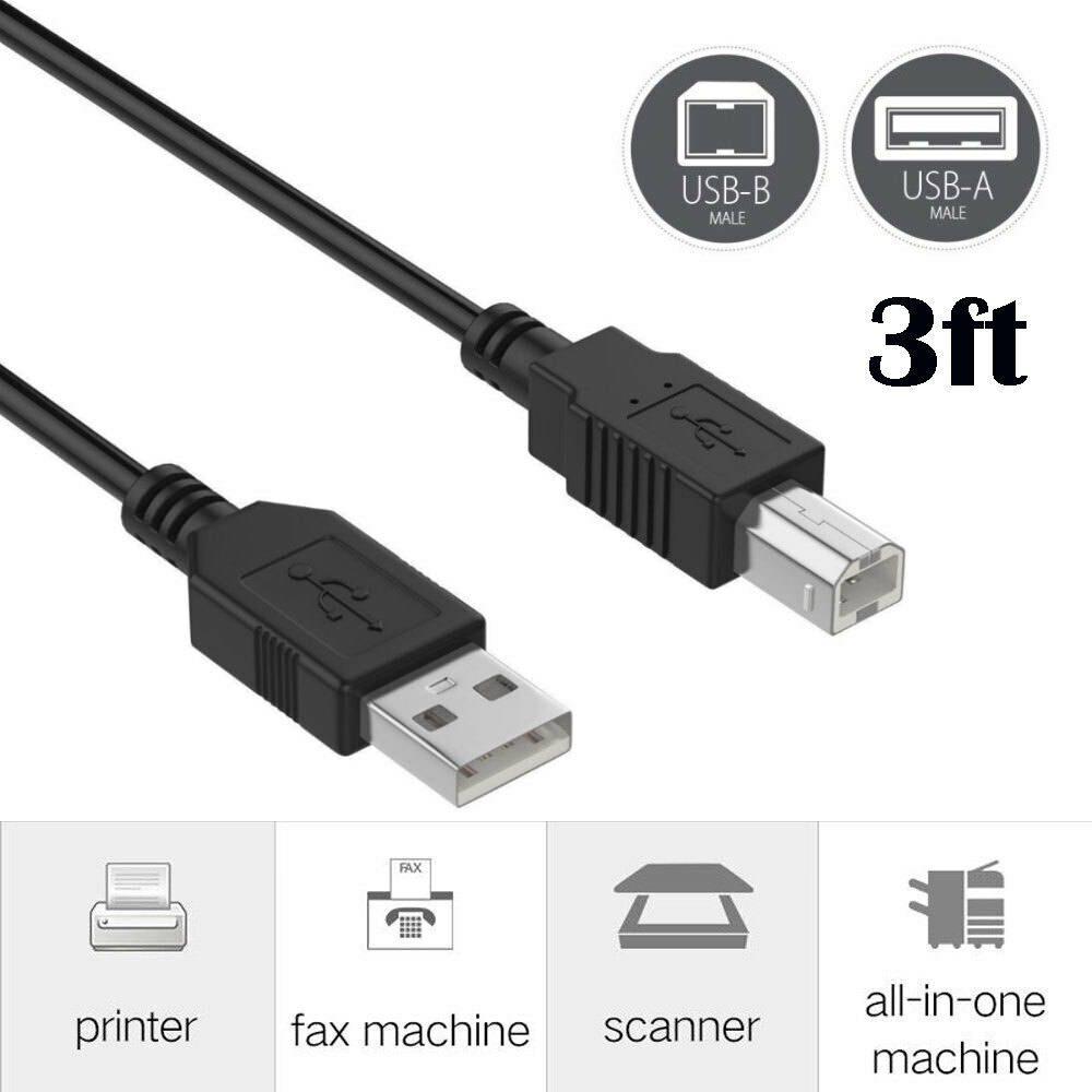 

3ft USB Cable for M-Audio Fast Track Ultra USB2 8x8 Audio Interface Data Cord