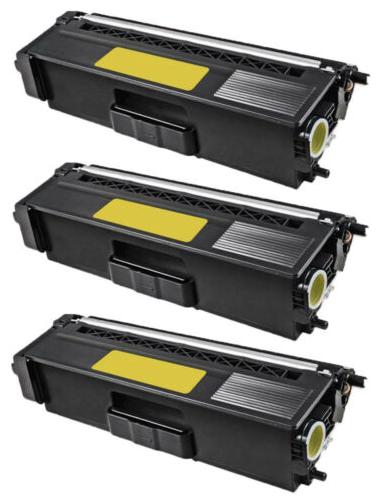 3PK Yellow TN315 Toner Cartridge For Brother DCP-9055 DCP-9270 Series Printer
