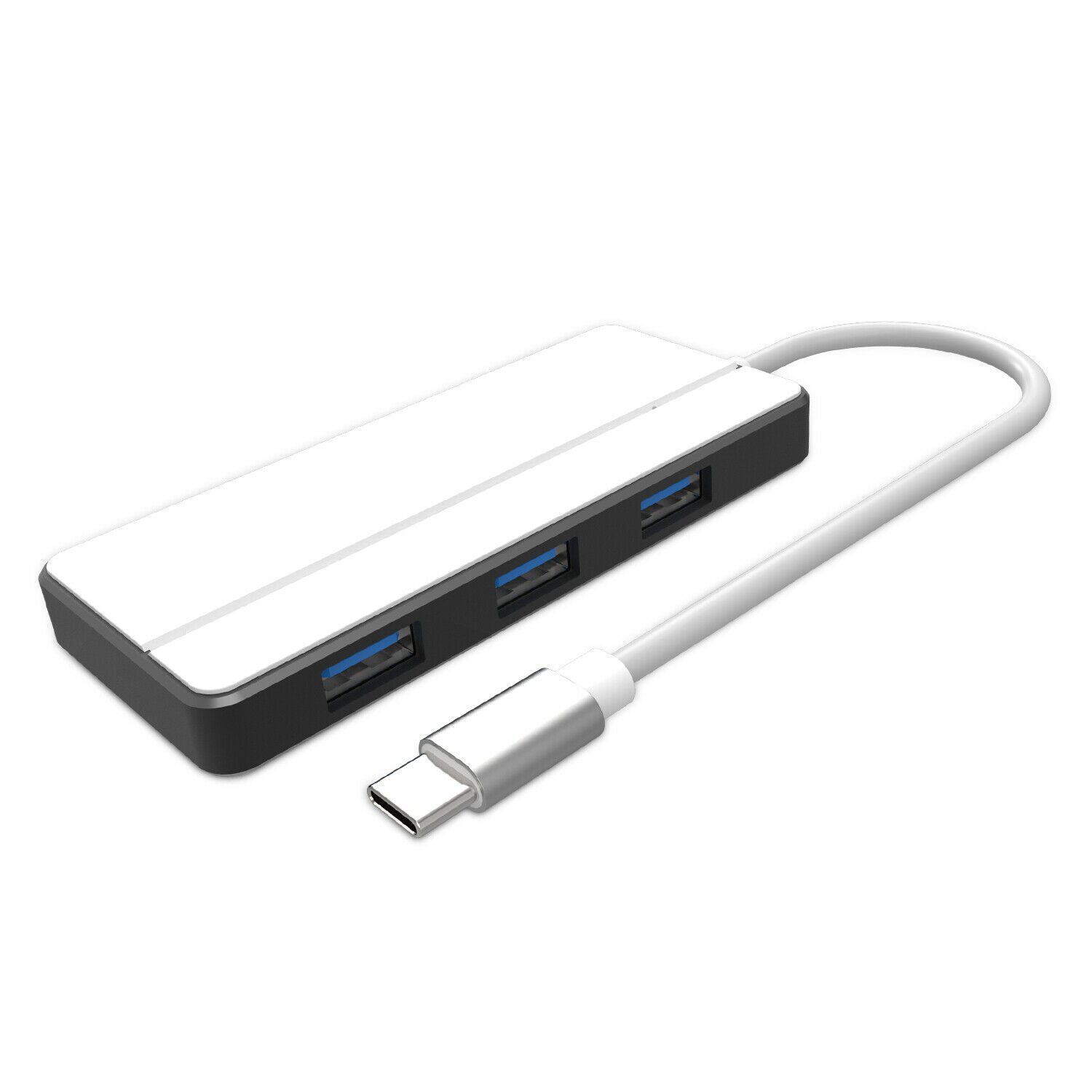 

5 in 1 USB 3 0 Type C Data Cable Network Hub C Adapter DC Power for Macbook PC