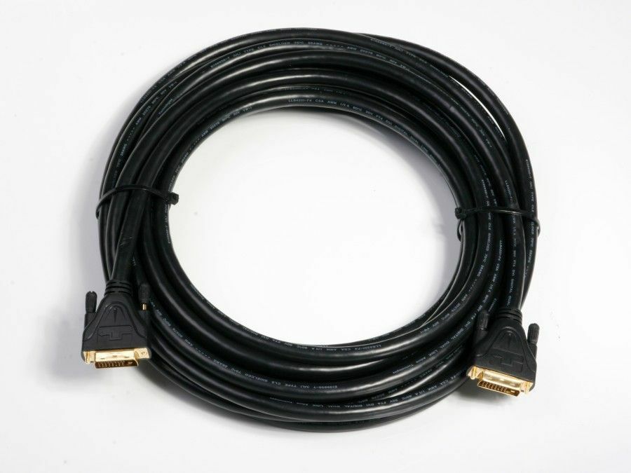 

50ft DVI-D Dual link Male M M Video Cable Cord to connect Computer to Monitor TV