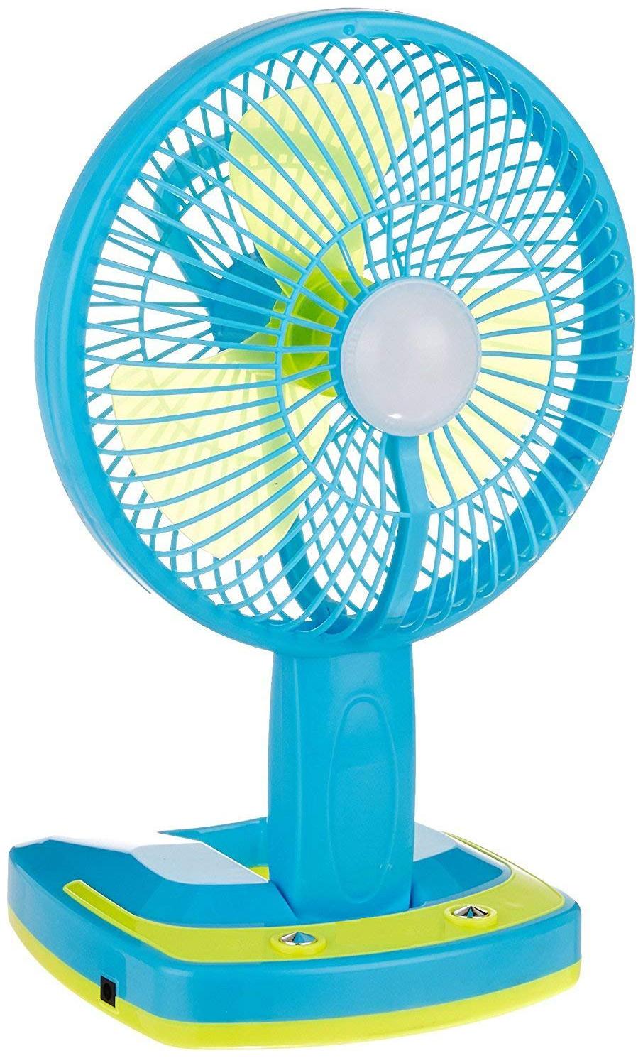 

5590 jy super Powerful Folding Rechargeable Table Fan with 21SMD LED Lights