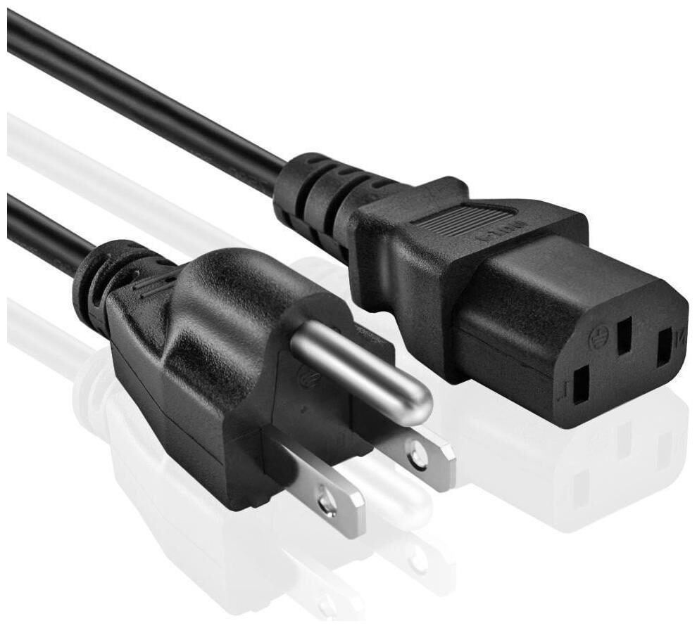 

5ft AC Power Cord Cable Lead for EcoQuest Fresh Air Purifier Ionizer 3-Pin Plug