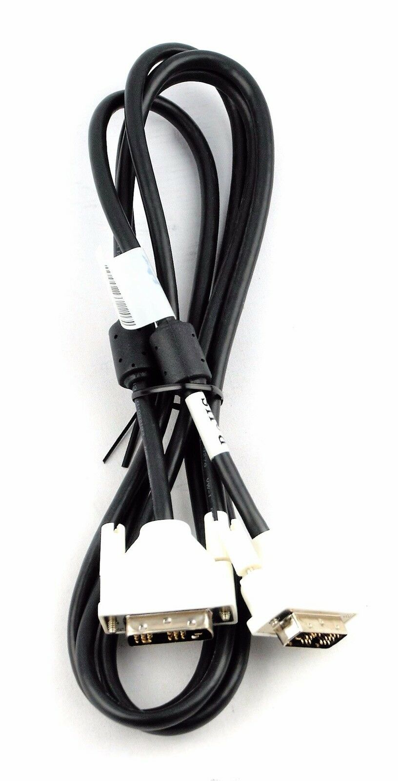 

6 FEET DELL DVI-D TO DVI-D MALE TO MALE VIDEO ADAPTER SINGLE CABLE 18 PIN G2