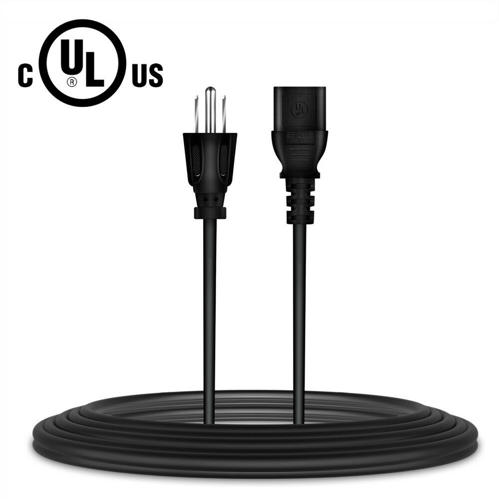

6ft 1 8m UL AC Power Cable Cord for Pyle PCM20A 40 Watt 25V 70V Power Amplifier