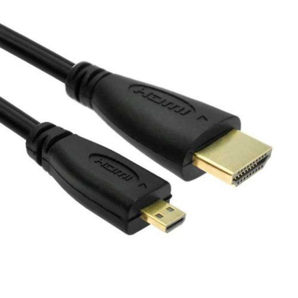 

6ft 1080P Micro HDMI Video Cable For SJ9000 SJ8000 SJ7000 SJ5000 Action Camera