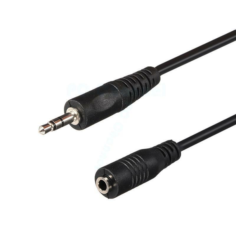 

6FT 3 5MM MF MALE TO FEMALE AUDIO STEREO EXTENSION CABLE CORD