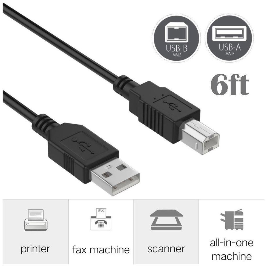 

6ft USB Cable Cord for Vestax VCI-300 MK II VCI-300MKII VCI-300mk2 Controller