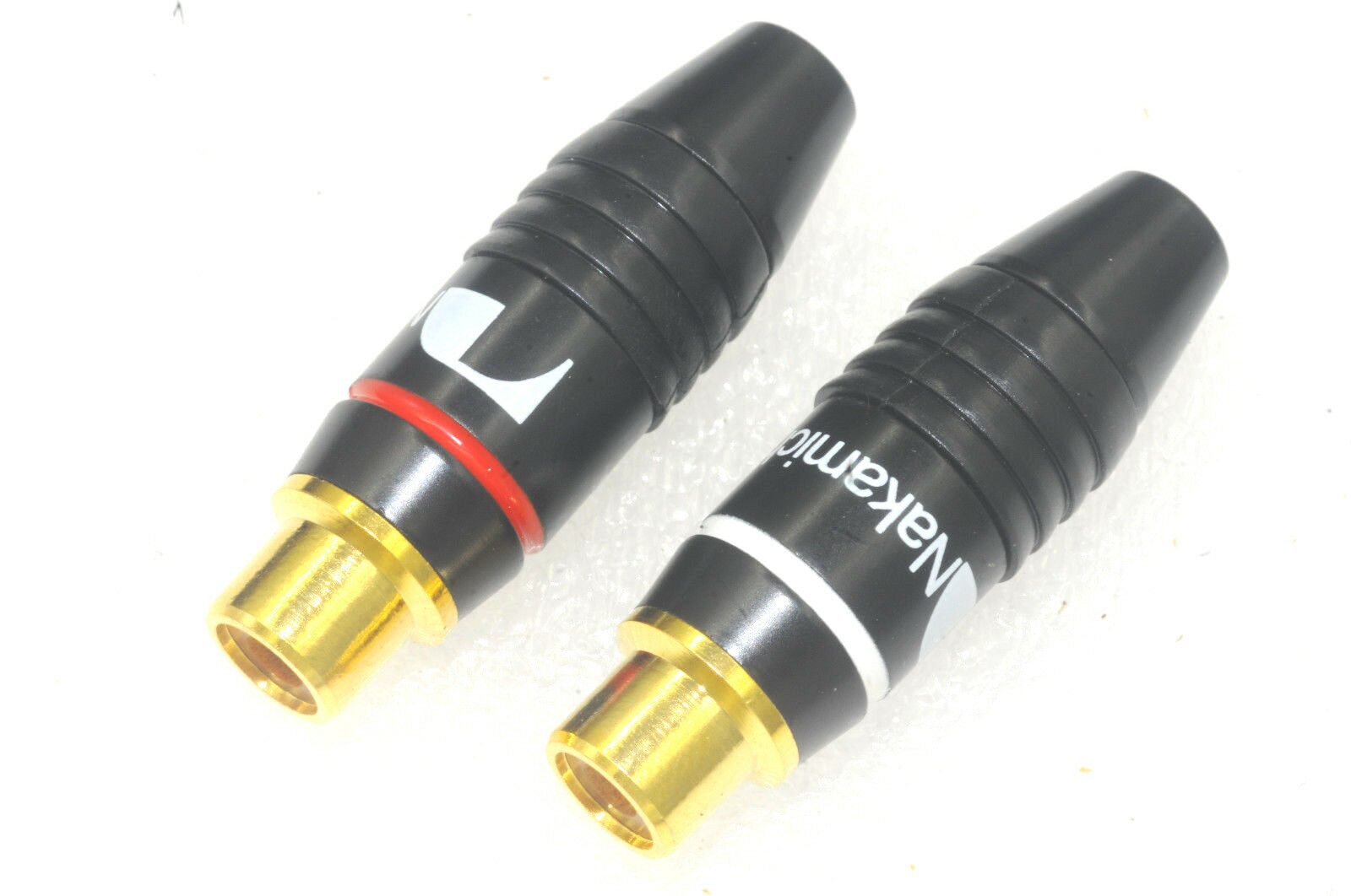 

8 pcs Nakamichi RCA Jack Audio Plug Female Connector Adapter N0858 USA Ship