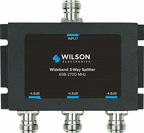 

859980 Wilson Electronics -4 8 dB 3-Way Splitter N-Female (50 Ohm)