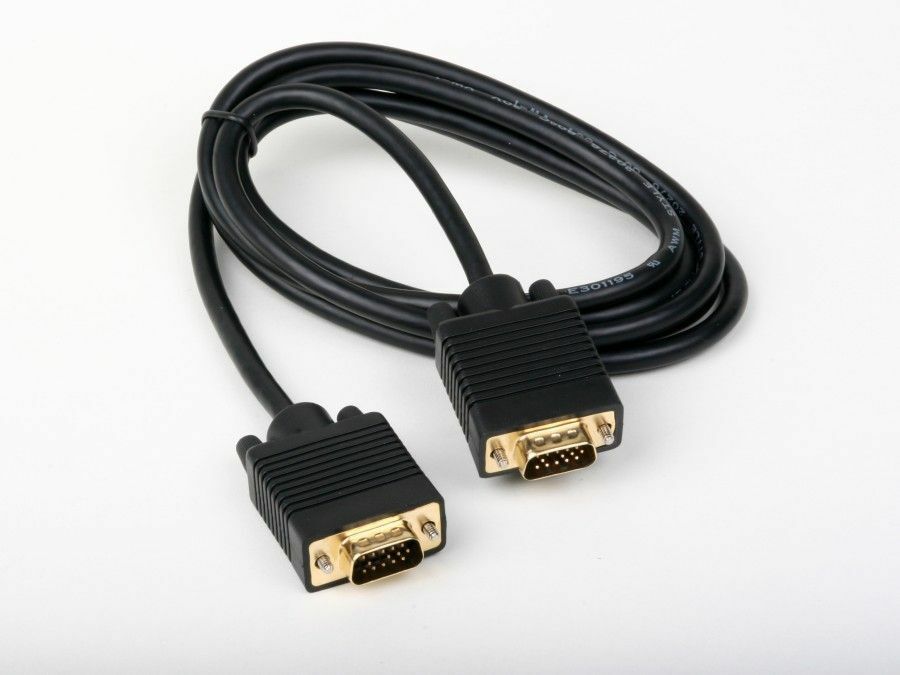 

8pc 6ft 2m VGA SVGA 24AWG Monitor Display Cable Double Shielded Dual Insulated
