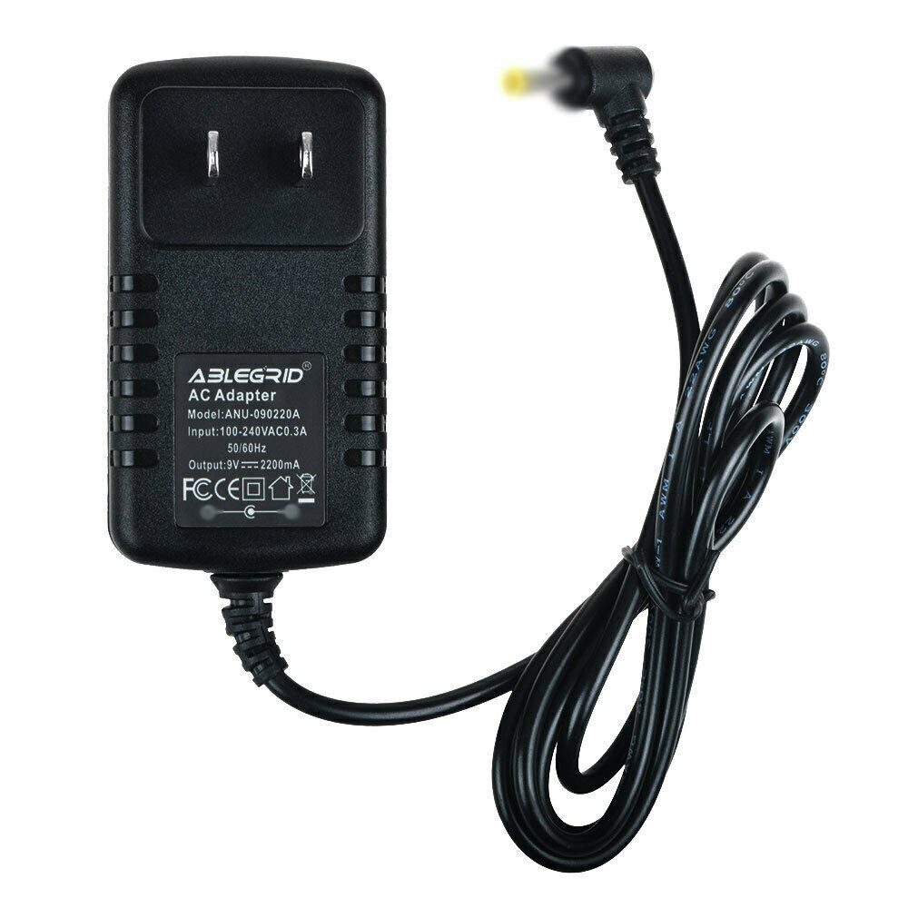 

9V 2 2A AC Adapter for COBY TFDVD1029 TF-DVD1029 Portable DVD Power Charger PSU