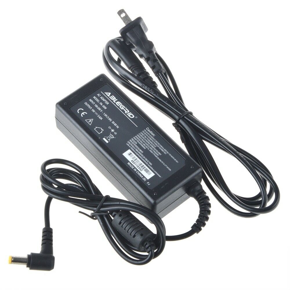 

AC Adapter Charger for Gateway LT2104 NV5213u NV55C03u NV59C09u NAV50 NV4001 65W