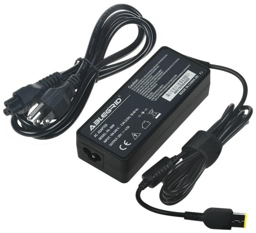 

AC Adapter Charger 20V 4 5A 90W for Lenovo ThinkPad X1 Carbon Ultrabook 45N0245