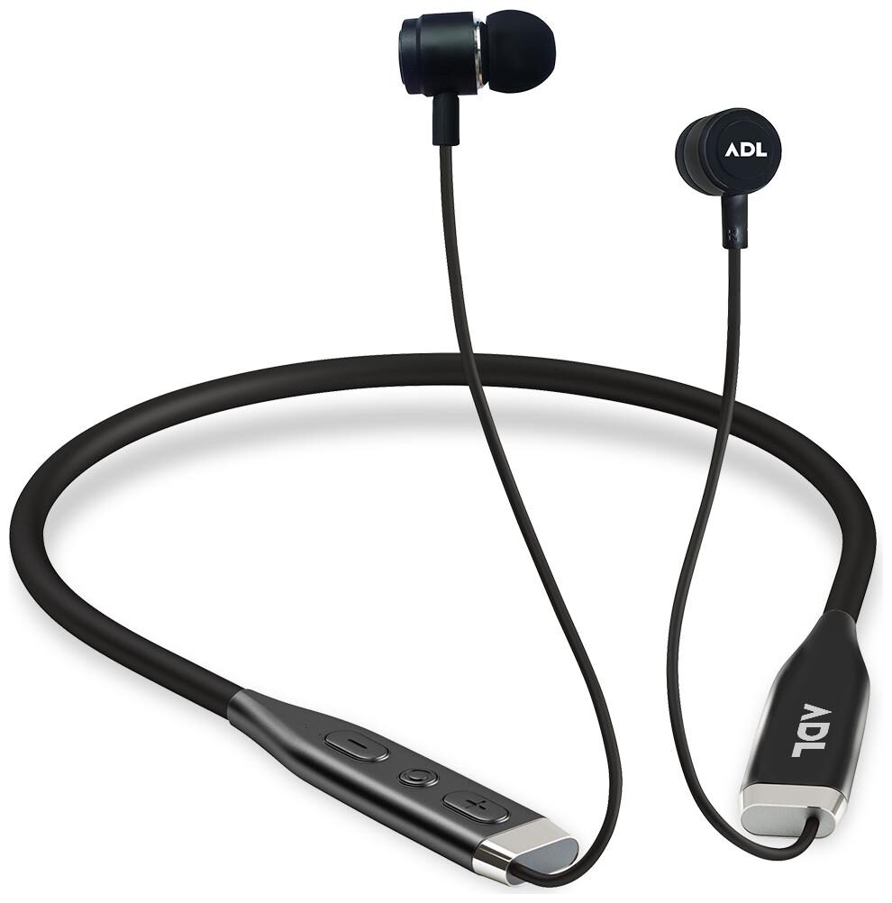 

ADL FOOTLOOSE X5 Wireless Neckband In-Ear Bluetooth Headset ( Black )