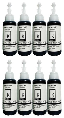 Adoc T664 Black 8 Pic Pack For Epson Single Color Ink Black