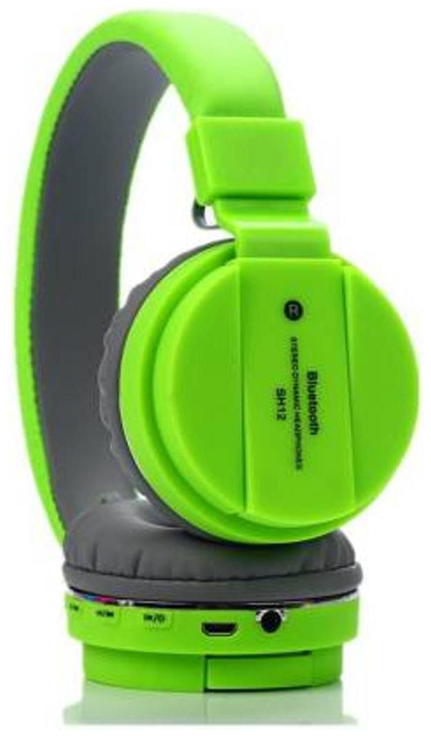

AFRODIVE sh 12-3 Over-Ear Bluetooth Headset ( Green )