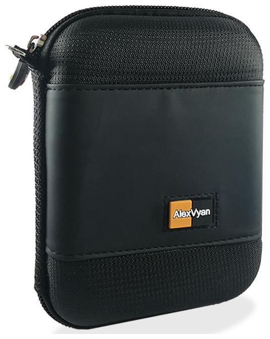 

AlexVyan Black HDD Shock Proof External Hard Disk Case Protector for Seagate WD Transcend Lenovo Sony External Drive Cover Casing Bag Pouch