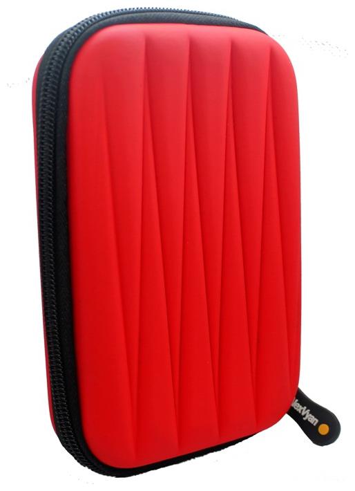 

AlexVyan Red New Shock Proof External Hard Disk Case Protector for Seagate WD Transcend Lenovo Sony External Drive Cover HDD Casing Bag Pouch