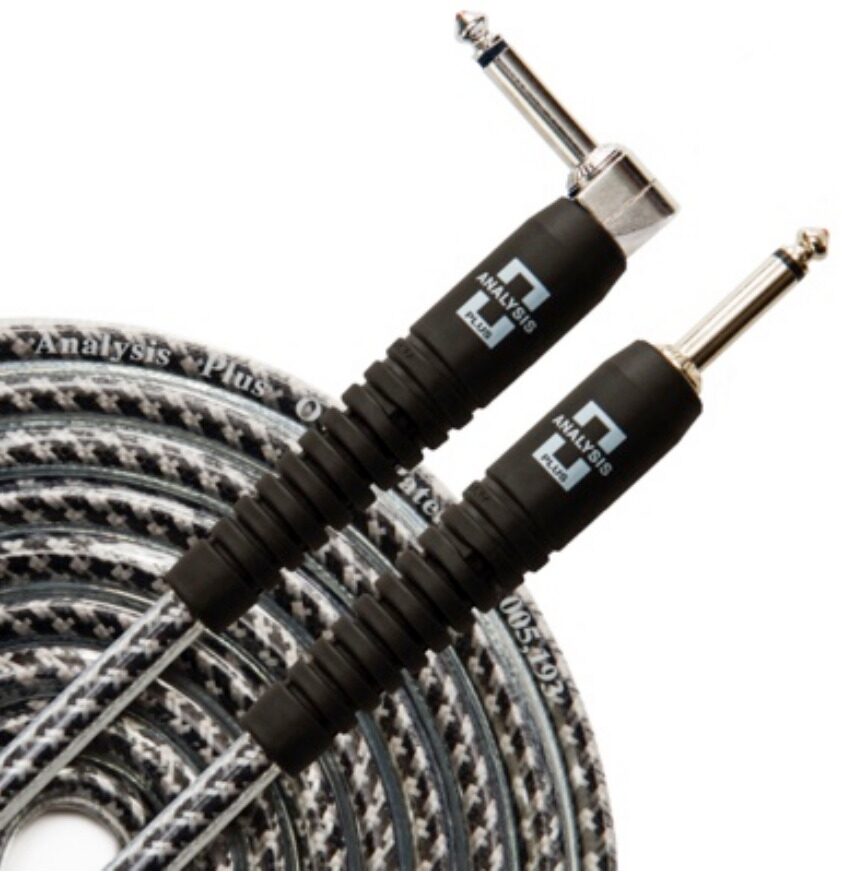 

Analysis Plus Gray Oval Instrument cable 15ft - Overmolded straight to angle