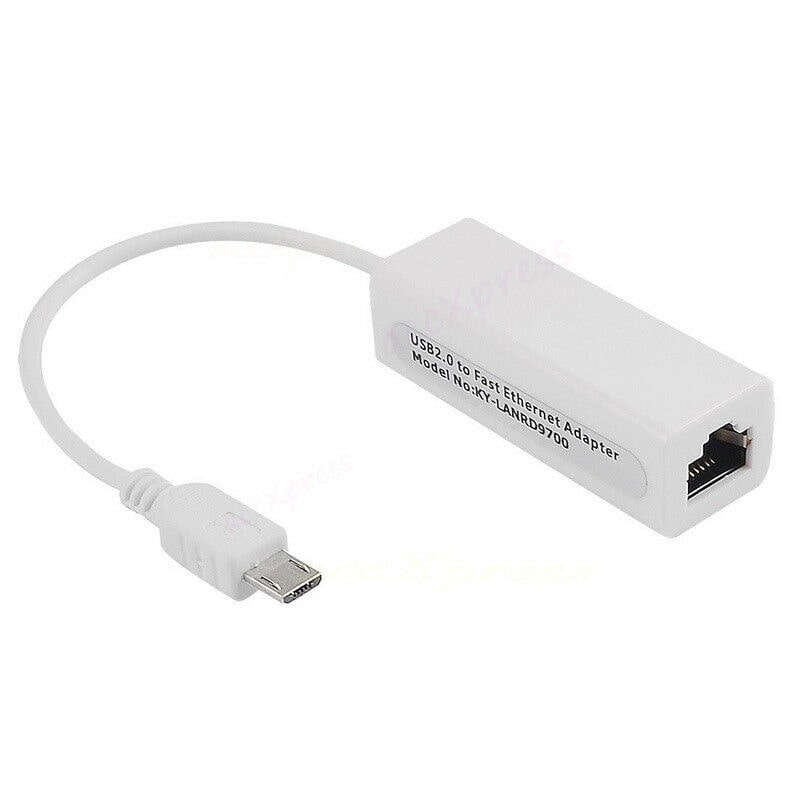 

Android Tablet PC Micro USB 2 0 Ethernet RJ45 socket Network Lan Adapter Card