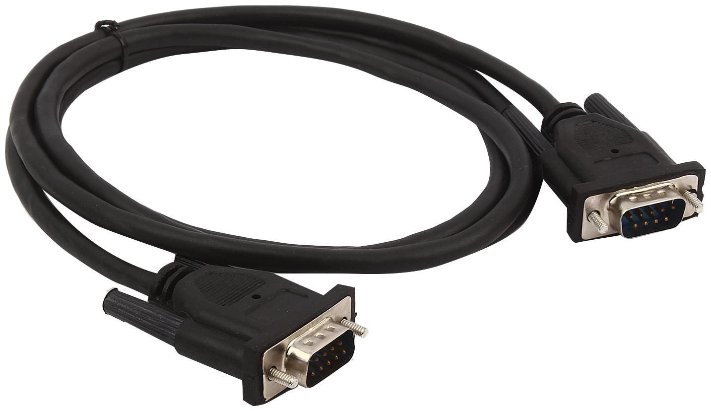 

ANDTRONICS 9 Pin Serial Male to Male Patch Cable Lead DB9 RS232 Serial - 1 5M 4 5FT - Black