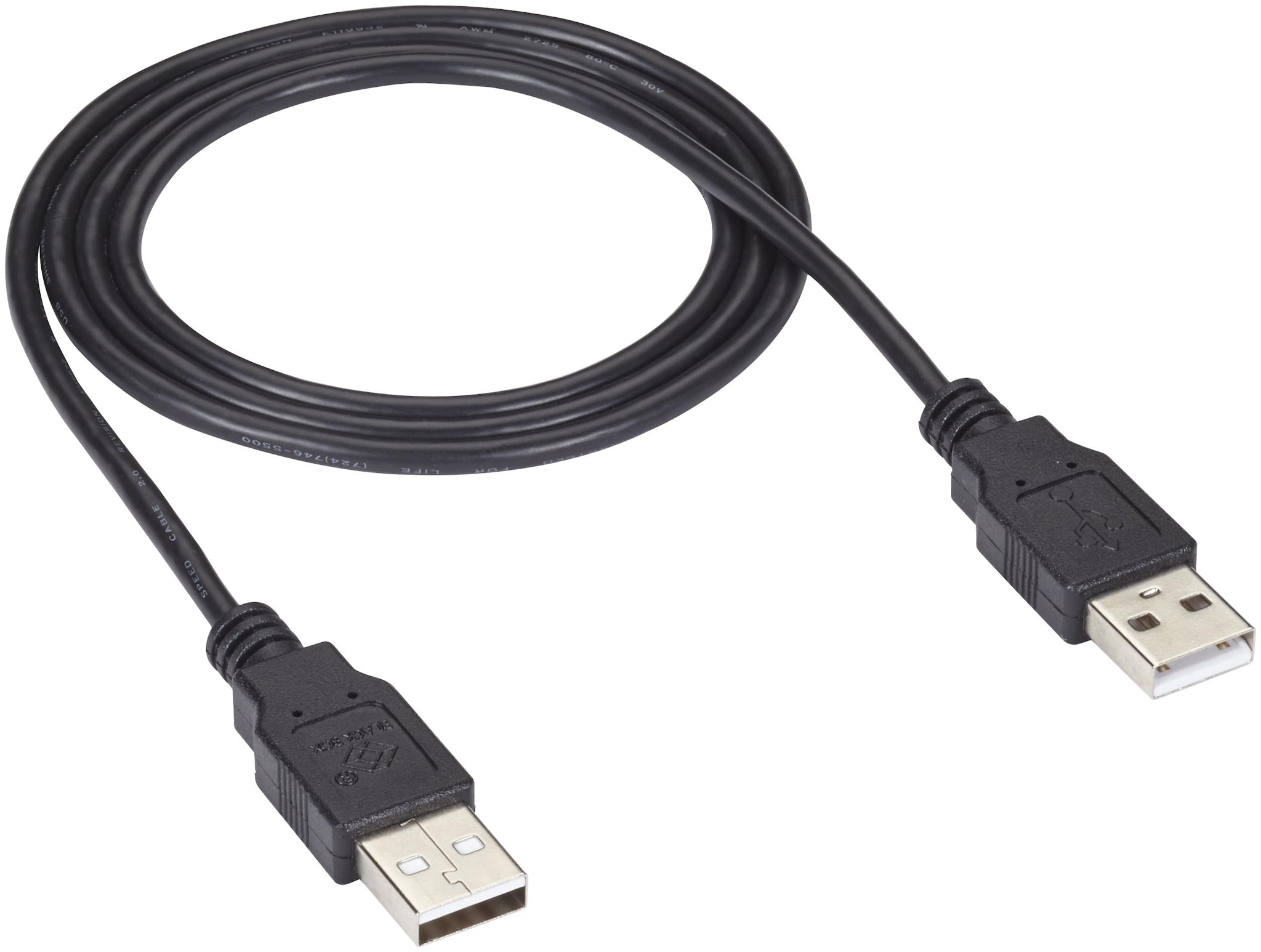 

ANDTRONICS Premium USB 2 0 Type A Male To Type A Male Cable 1 5M 4 5FT - Black