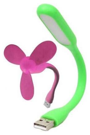 

ARHUB Mini Portable Flexible USB Fan USB Light