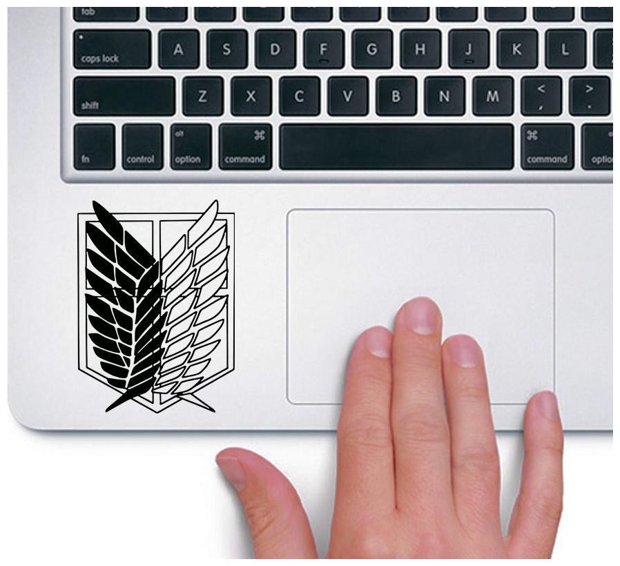 

ARWY Attack on Titan Recon Corps Laptop Vinyl Sticker (Black) standard size