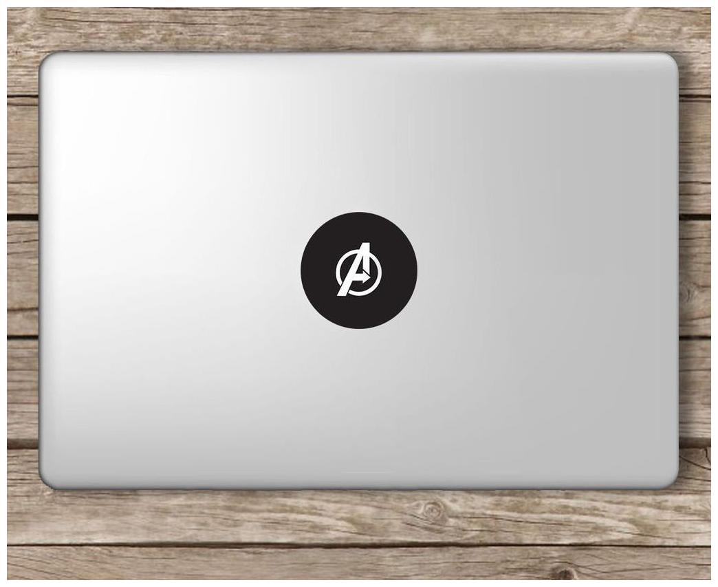 

ARWY Avenger s Logo Marve Laptop Vinyl Sticker (Black) standard size