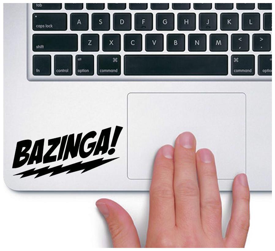 

ARWY Bazinga Big Bang Theory Laptop Vinyl Sticker (Black)standard size